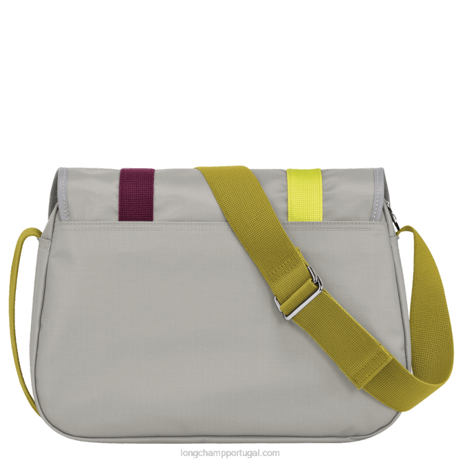 Longchamp 6DPZ206 cinza mulheres bolsa transversal le pliage re play l
