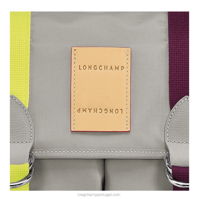 Longchamp 6DPZ206 cinza mulheres bolsa transversal le pliage re play l
