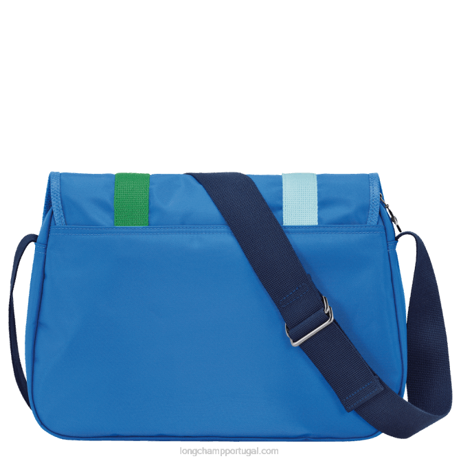 Longchamp 6DPZ207 azul mulheres bolsa transversal le pliage re play l