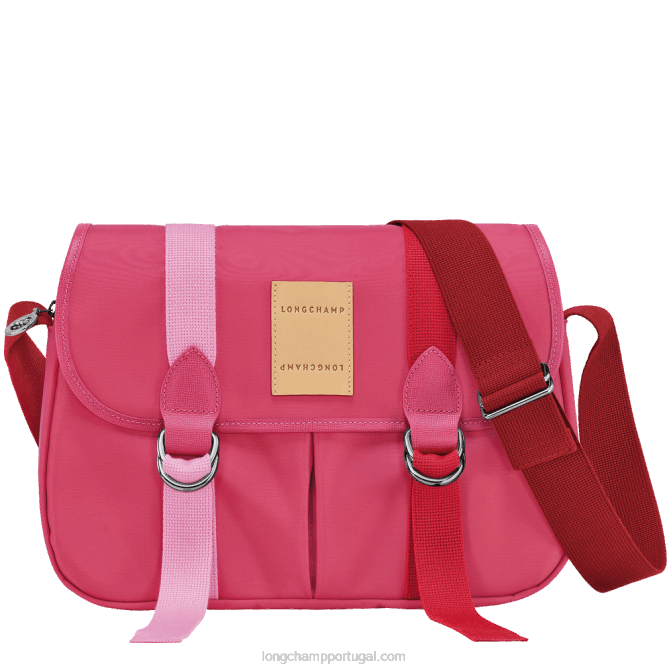 Longchamp 6DPZ208 fúcsia mulheres bolsa transversal le pliage re play l