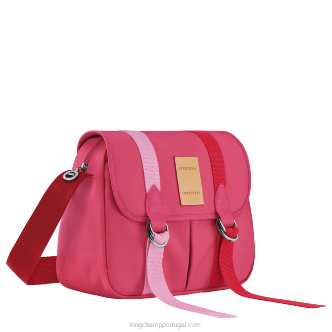 Longchamp 6DPZ208 fúcsia mulheres bolsa transversal le pliage re play l