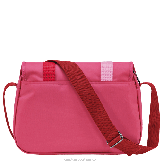 Longchamp 6DPZ208 fúcsia mulheres bolsa transversal le pliage re play l