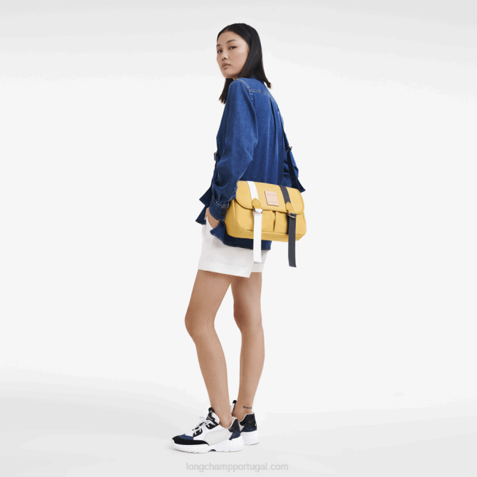 Longchamp 6DPZ209 milho mulheres bolsa transversal le pliage re play l