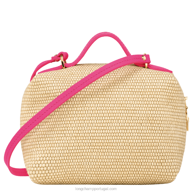 Longchamp 6DPZ217 fúcsia mulheres le panier pliage vaidade xs