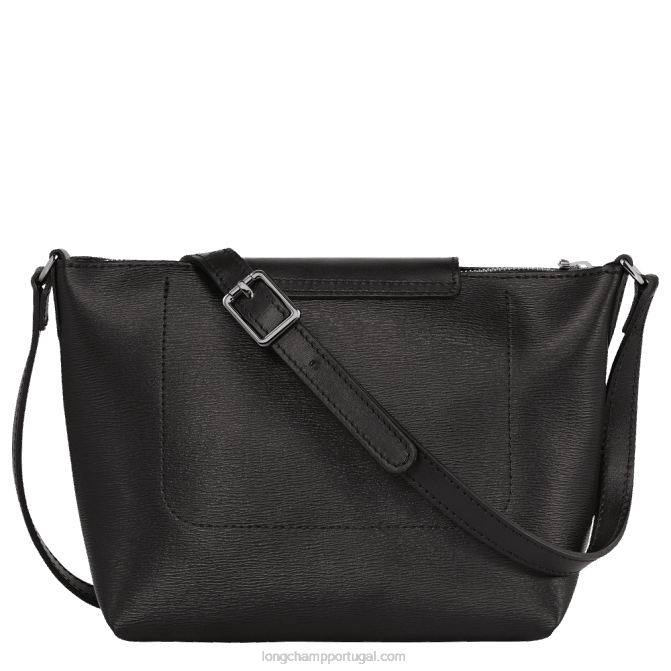 Longchamp 6DPZ223 preto mulheres bolsa transversal le pliage city xs