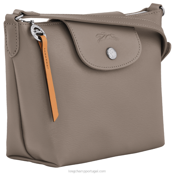 Longchamp 6DPZ224 taupe mulheres bolsa transversal le pliage city xs