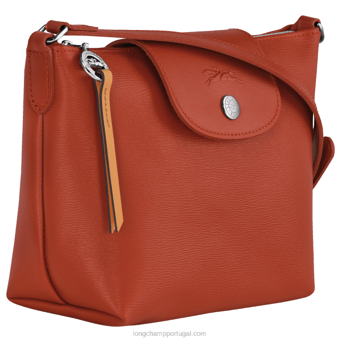 Longchamp 6DPZ225 terracota mulheres bolsa transversal le pliage city xs