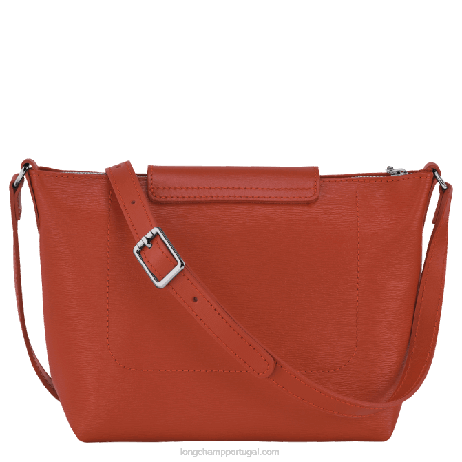 Longchamp 6DPZ225 terracota mulheres bolsa transversal le pliage city xs