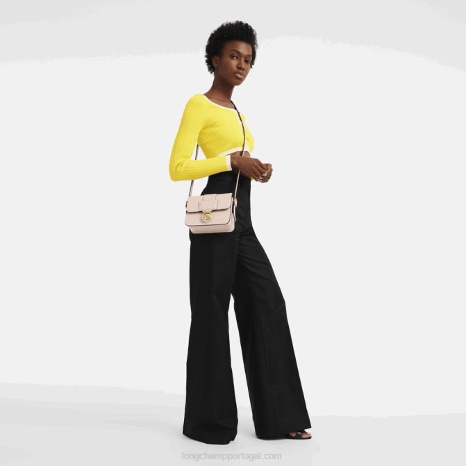 Longchamp 6DPZ22 Rosa pálido mulheres bolsa transversal box trot s