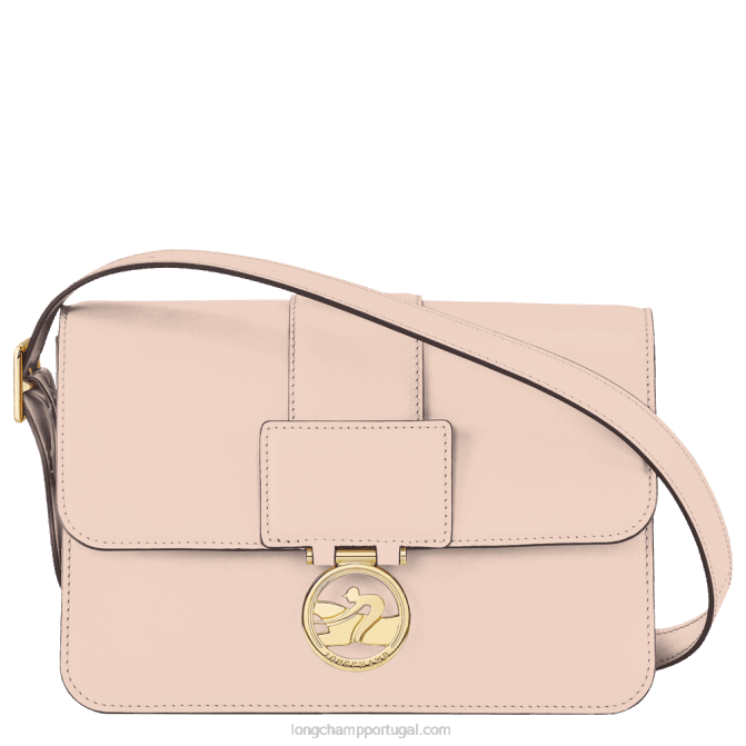 Longchamp 6DPZ234 Rosa pálido mulheres bolsa transversal box trot m