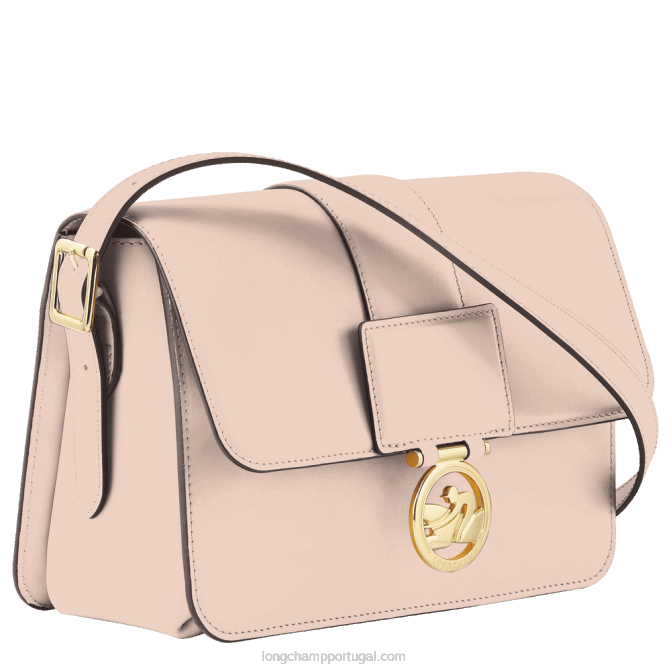 Longchamp 6DPZ234 Rosa pálido mulheres bolsa transversal box trot m