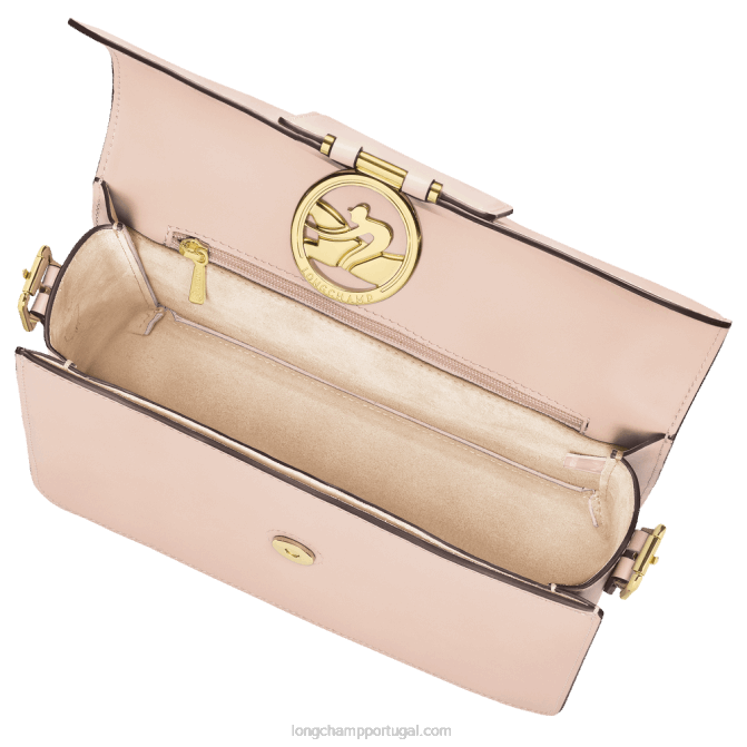 Longchamp 6DPZ234 Rosa pálido mulheres bolsa transversal box trot m