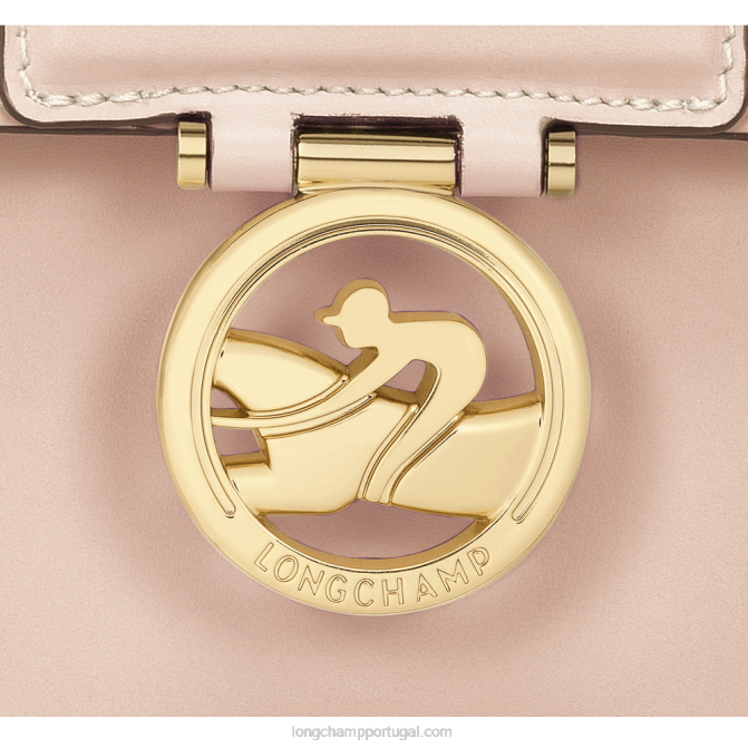 Longchamp 6DPZ234 Rosa pálido mulheres bolsa transversal box trot m