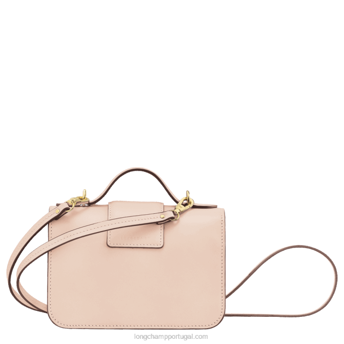 Longchamp 6DPZ237 Rosa pálido mulheres bolsa transversal box trot xs
