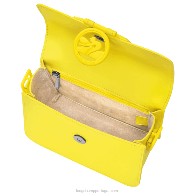 Longchamp 6DPZ239 limão mulheres bolsa transversal box trot s