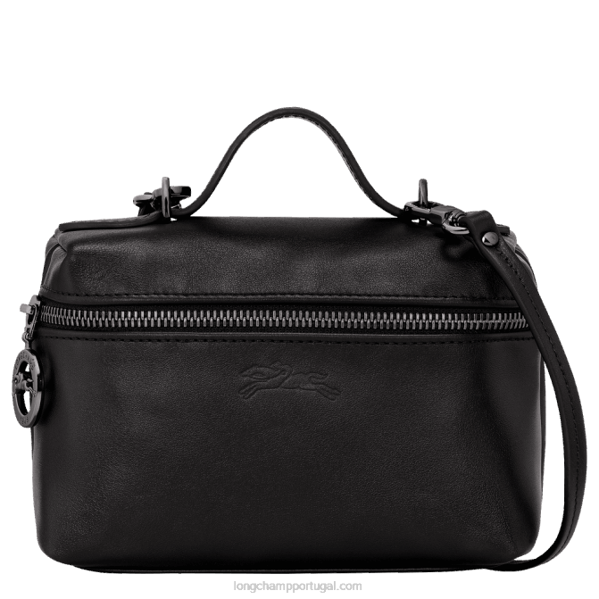 Longchamp 6DPZ23 preto mulheres le pliage xtra vaidade xs