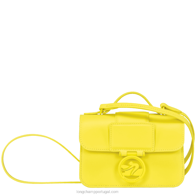 Longchamp 6DPZ241 limão mulheres bolsa transversal box trot xs