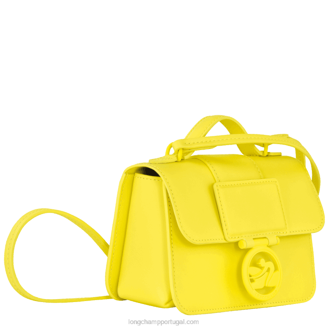 Longchamp 6DPZ241 limão mulheres bolsa transversal box trot xs