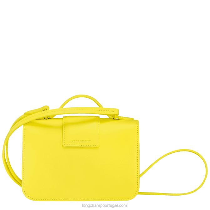 Longchamp 6DPZ241 limão mulheres bolsa transversal box trot xs