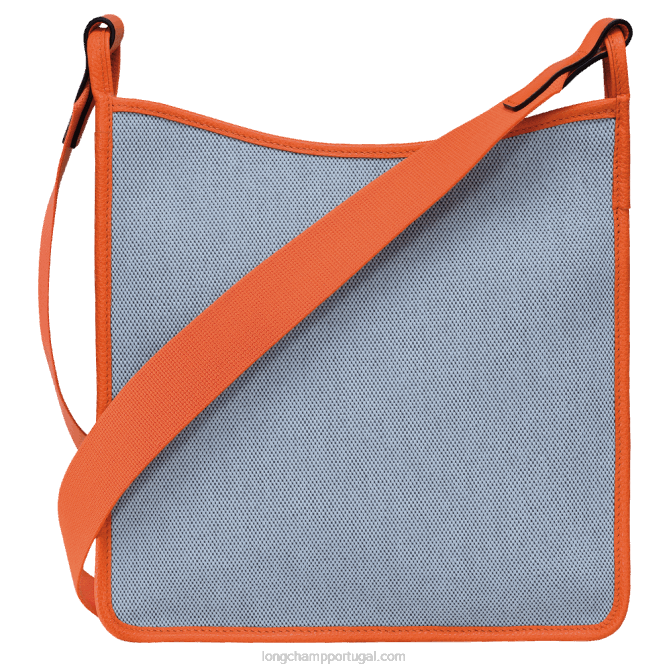 Longchamp 6DPZ260 azul/laranja mulheres bolsa transversal l com zíper Le Folonne