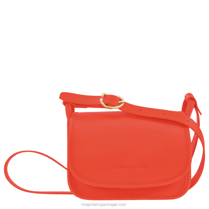 Longchamp 6DPZ262 laranja mulheres bolsa transversal le folonne xs