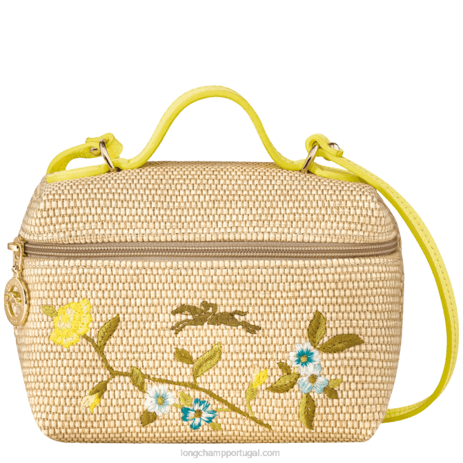 Longchamp 6DPZ27 amarelo mulheres le panier pliage vaidade xs