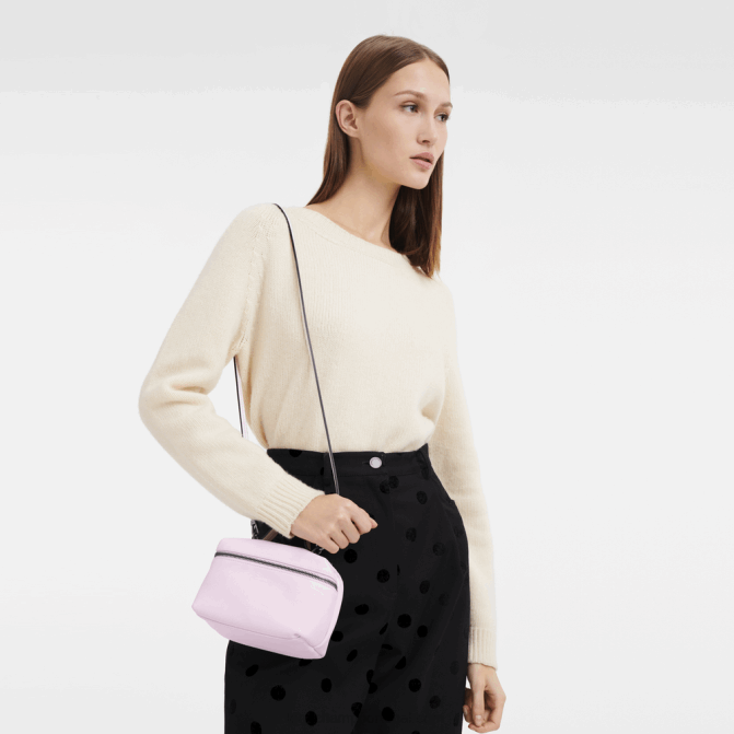 Longchamp 6DPZ296 pétala rosa mulheres le pliage xtra vaidade xs