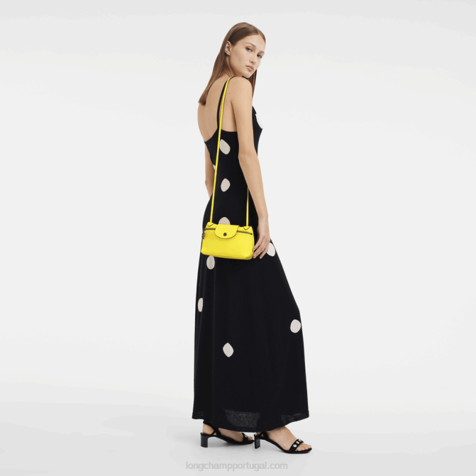 Longchamp 6DPZ299 limão mulheres bolsa transversal le pliage xtra