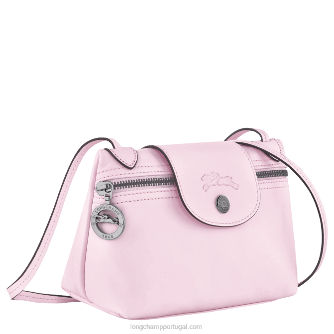Longchamp 6DPZ302 pétala rosa mulheres bolsa transversal le pliage xtra