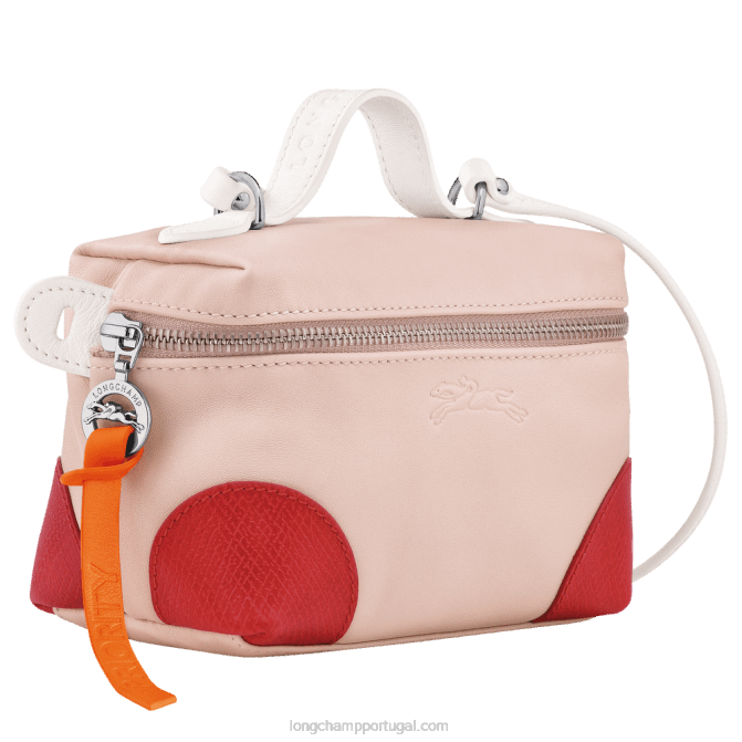 Longchamp 6DPZ303 Rosa pálido mulheres le pliage xtra vaidade xs