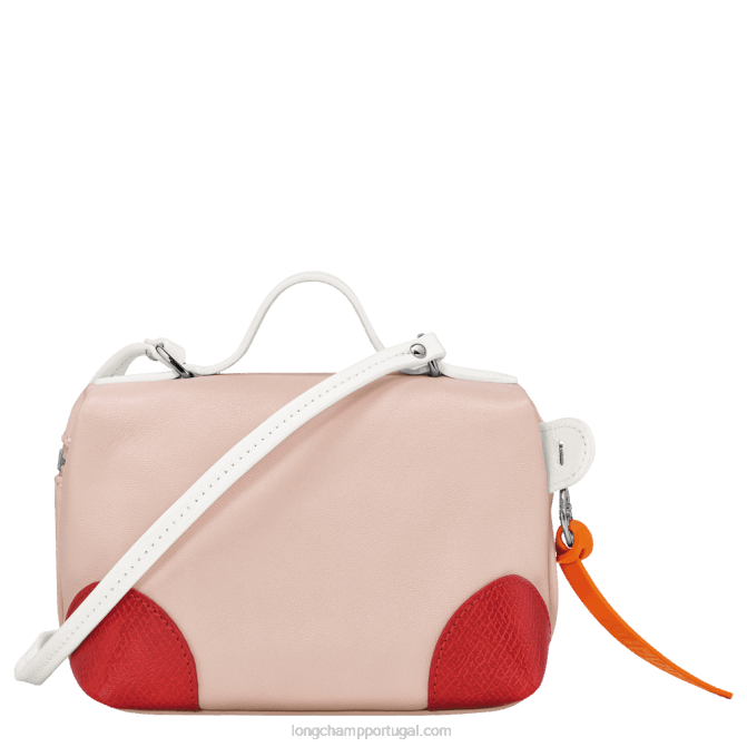 Longchamp 6DPZ303 Rosa pálido mulheres le pliage xtra vaidade xs