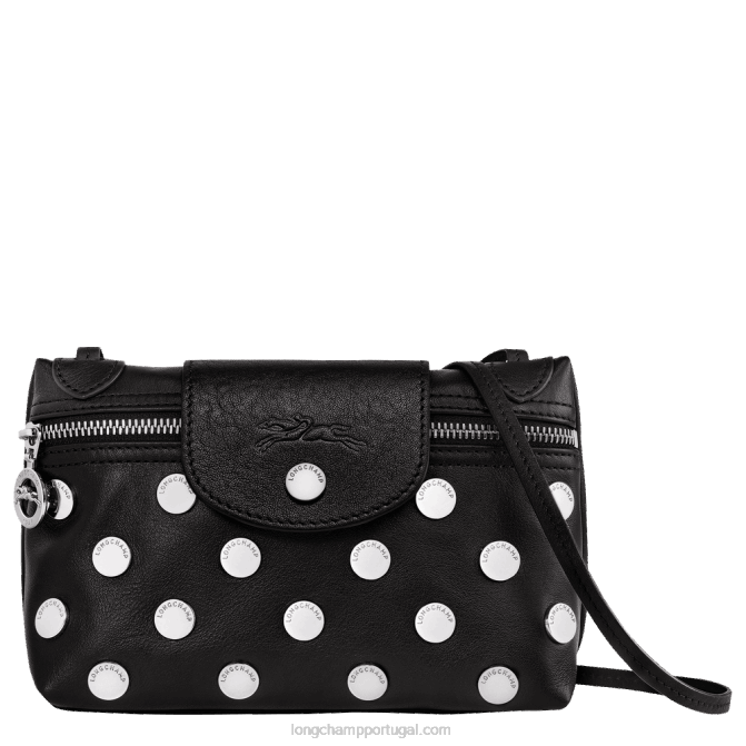 Longchamp 6DPZ304 preto mulheres bolsa transversal le pliage xtra