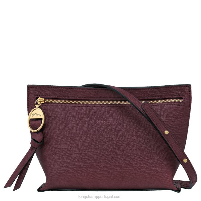 Longchamp 6DPZ307 Borgonha mulheres bolsa tiracolo caixa de correio xs