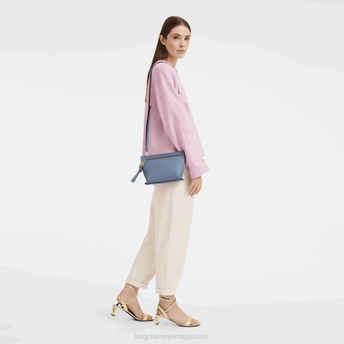 Longchamp 6DPZ309 ardósia mulheres bolsa tiracolo caixa de correio xs