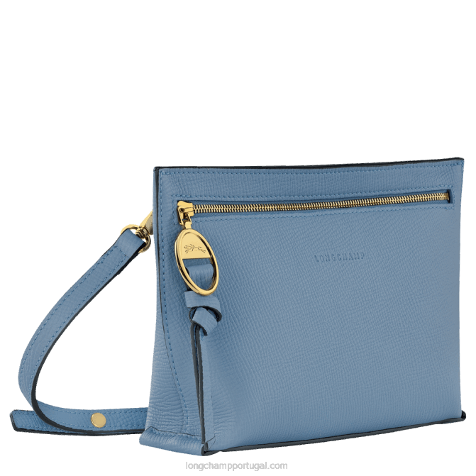 Longchamp 6DPZ309 ardósia mulheres bolsa tiracolo caixa de correio xs