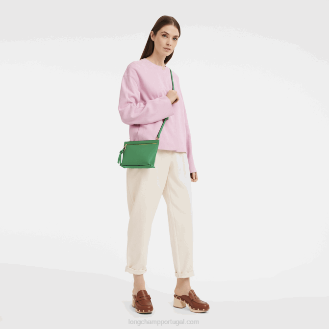 Longchamp 6DPZ310 grama/luz verde mulheres bolsa tiracolo caixa de correio xs