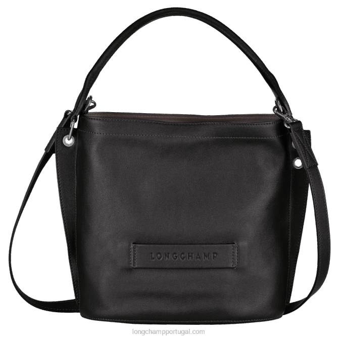 Longchamp 6DPZ312 preto mulheres bolsa transversal 3d