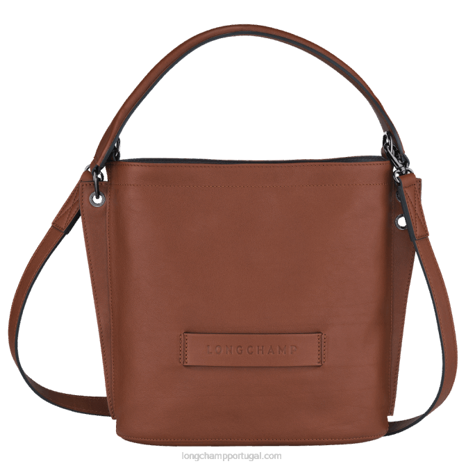 Longchamp 6DPZ316 conhaque mulheres bolsa transversal 3d