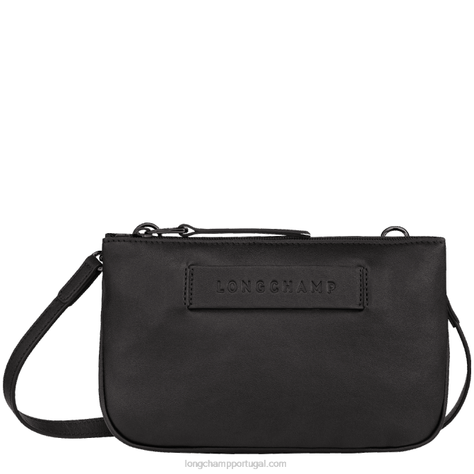 Longchamp 6DPZ317 preto mulheres bolsa tiracolo 3d xs