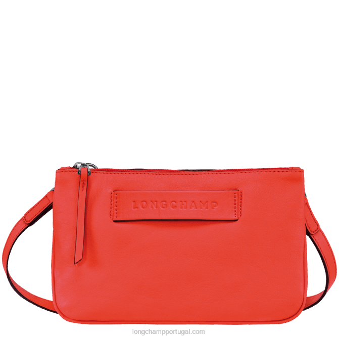 Longchamp 6DPZ320 laranja mulheres bolsa tiracolo 3d xs
