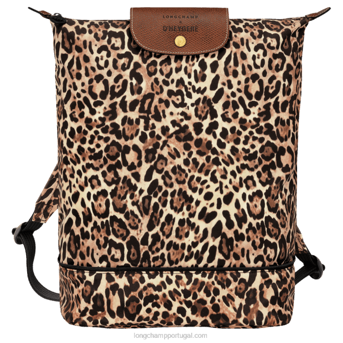 Longchamp 6DPZ322 estampa de pantera mulheres bolsa tiracolo/mochila x d'heygere