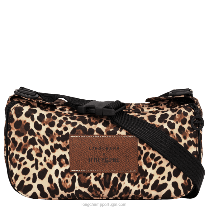 Longchamp 6DPZ322 estampa de pantera mulheres bolsa tiracolo/mochila x d\'heygere