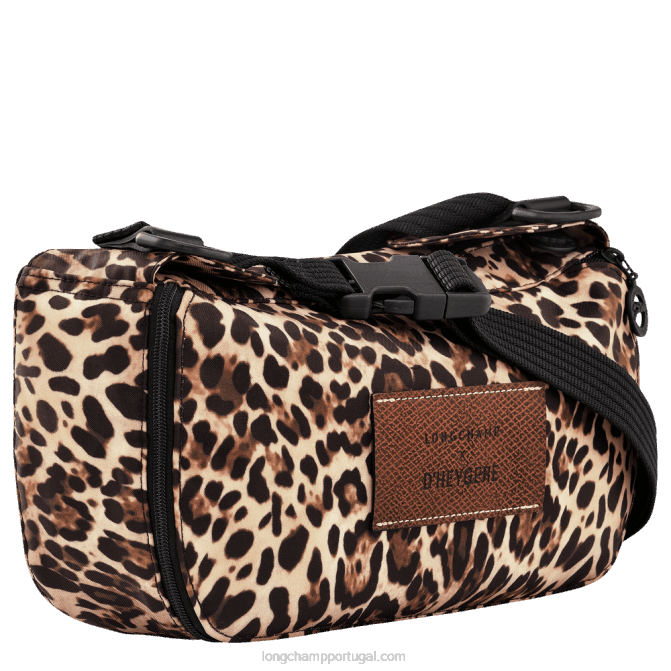 Longchamp 6DPZ322 estampa de pantera mulheres bolsa tiracolo/mochila x d\'heygere