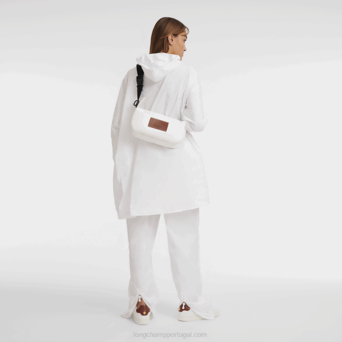 Longchamp 6DPZ324 branco mulheres bolsa tiracolo/mochila x d\'heygere