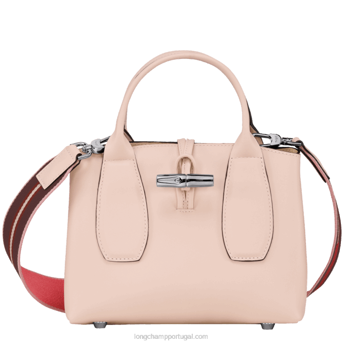Longchamp 6DPZ102 Rosa pálido mulheres bolsa roseau