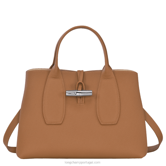 Longchamp 6DPZ104 natural mulheres bolsa roseau m