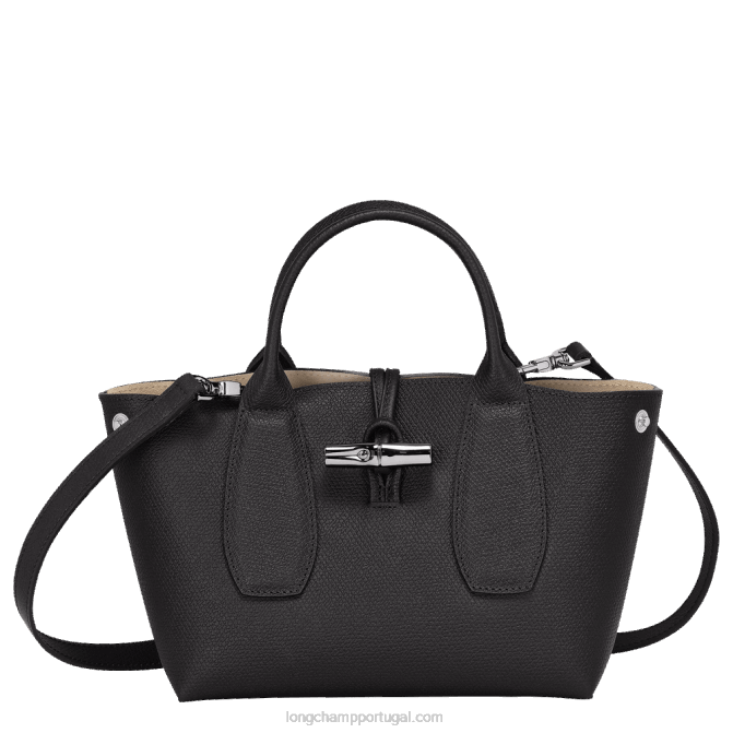 Longchamp 6DPZ112 preto mulheres bolsa roseau