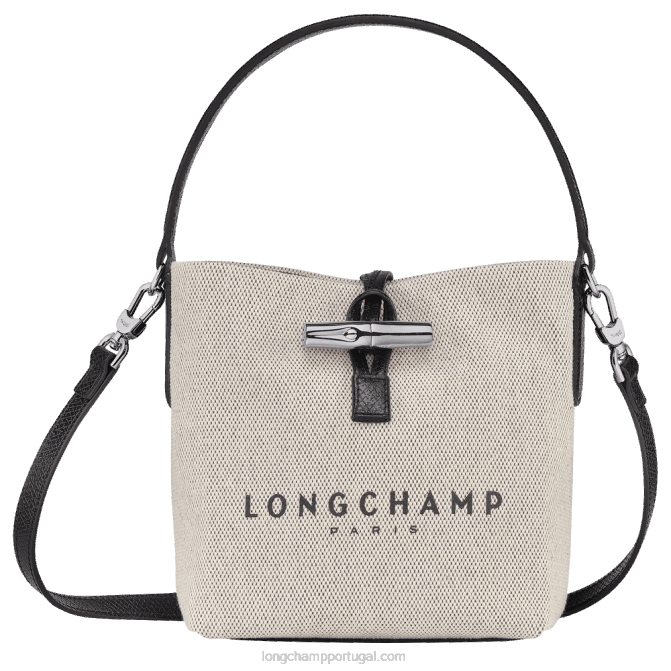 Longchamp 6DPZ117 cru mulheres saco de balde roseau xs