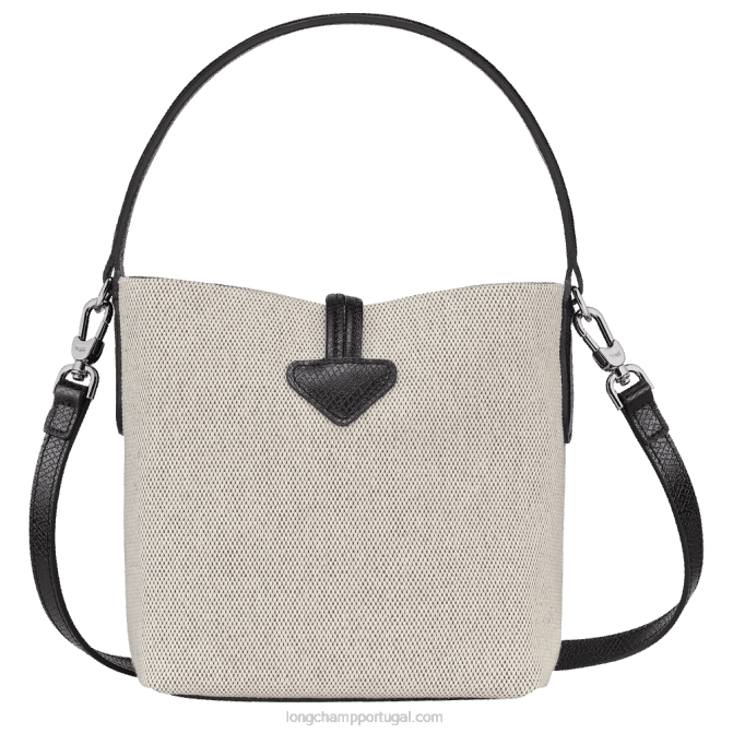 Longchamp 6DPZ117 cru mulheres saco de balde roseau xs
