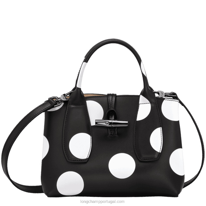 Longchamp 6DPZ123 preto mulheres bolsa roseau
